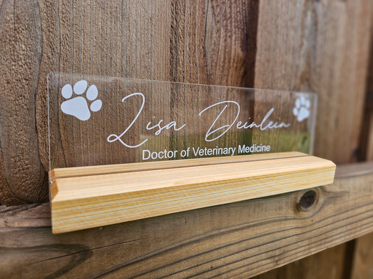 Acrylic name plates